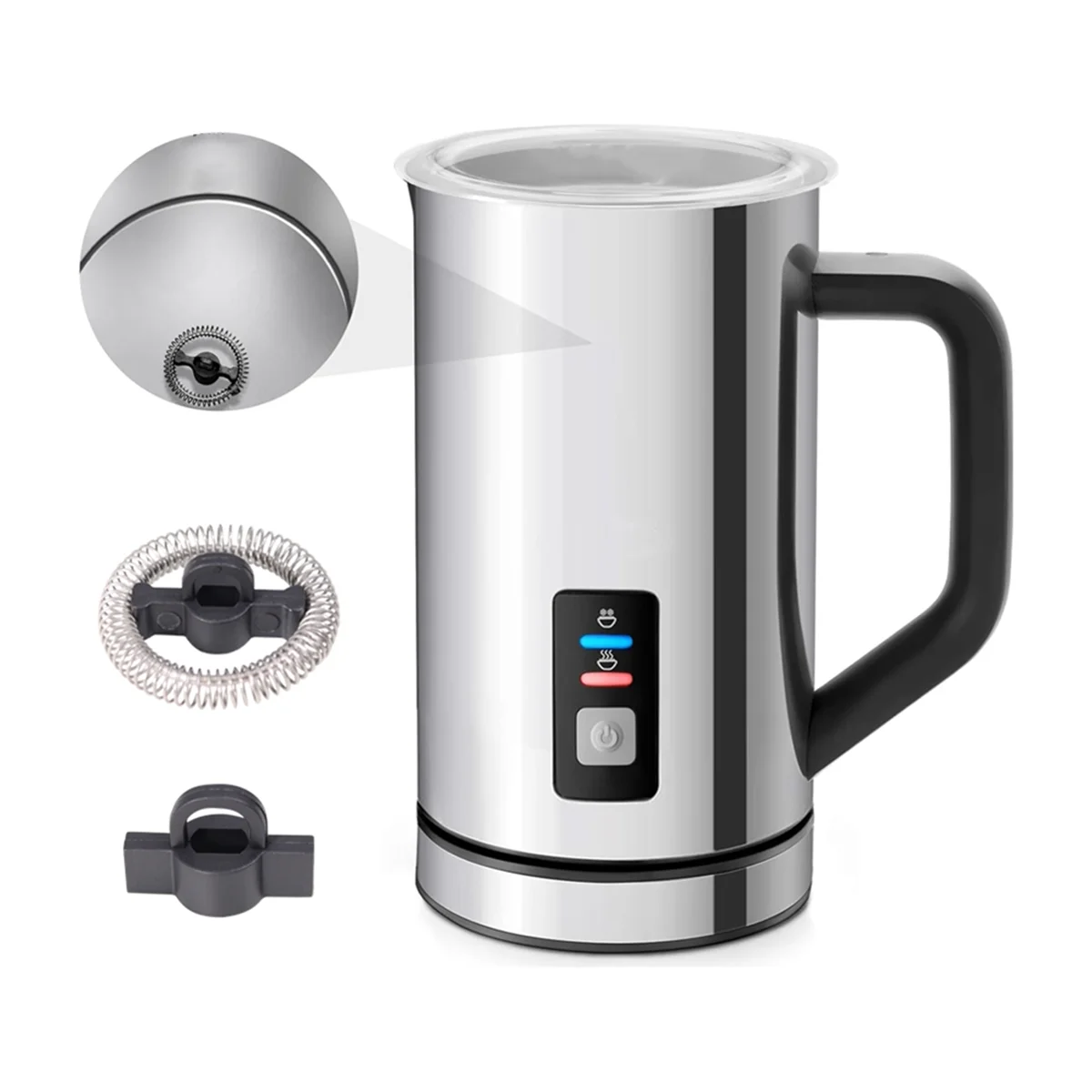 【2025-Electronics】{2 Sets for Secura MMF-015 Electric Milk Frother and Warmer Replacement Whisk Set
