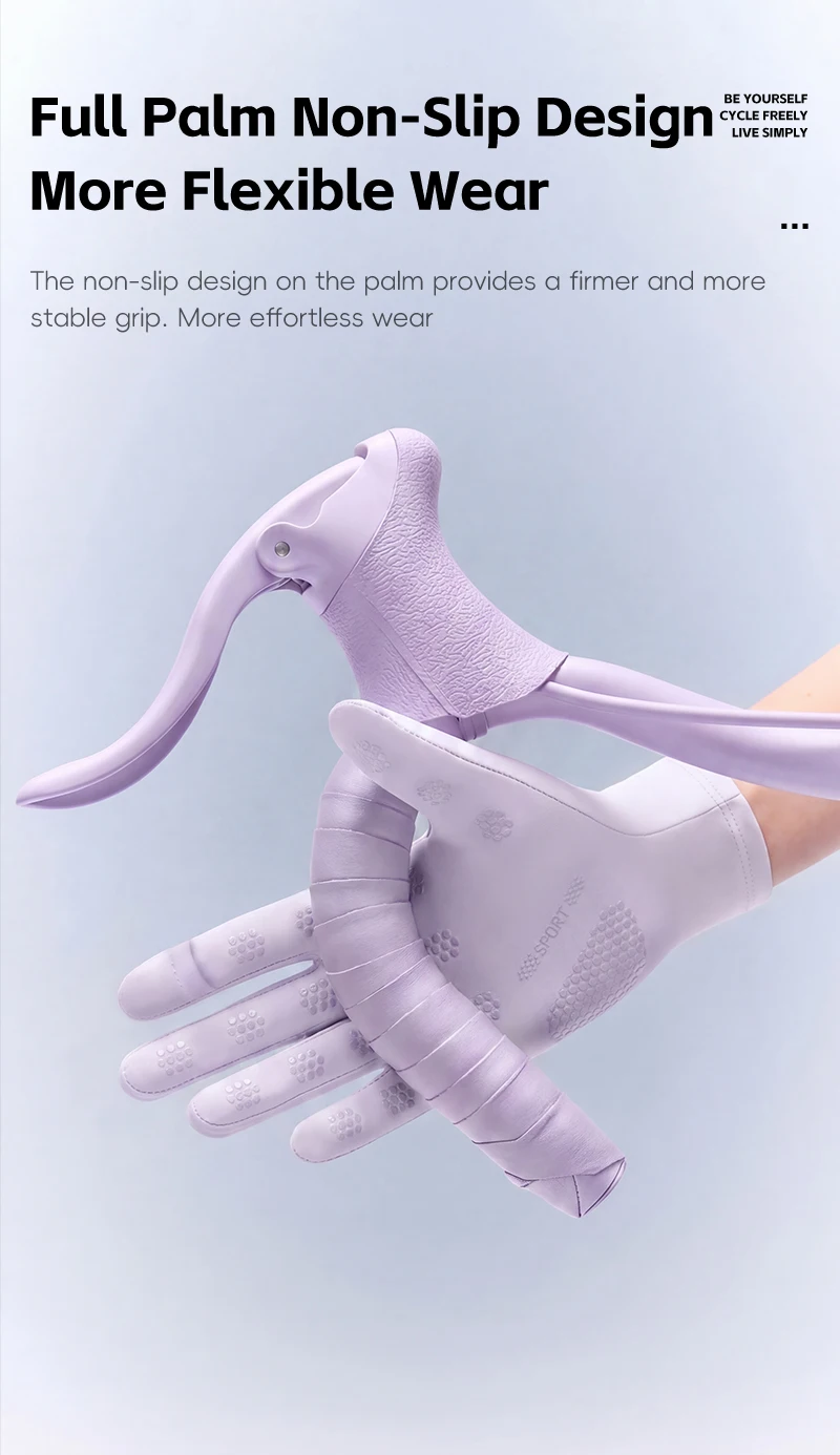 WEST BIKING Sonnenschutzhandschuhe für Damen, UPF 50+, Radfahren, Touchscreen, rutschfest, atmungsaktiv, Sommer, Sport, Fitness-Handschuhe für Damen – Detail 9