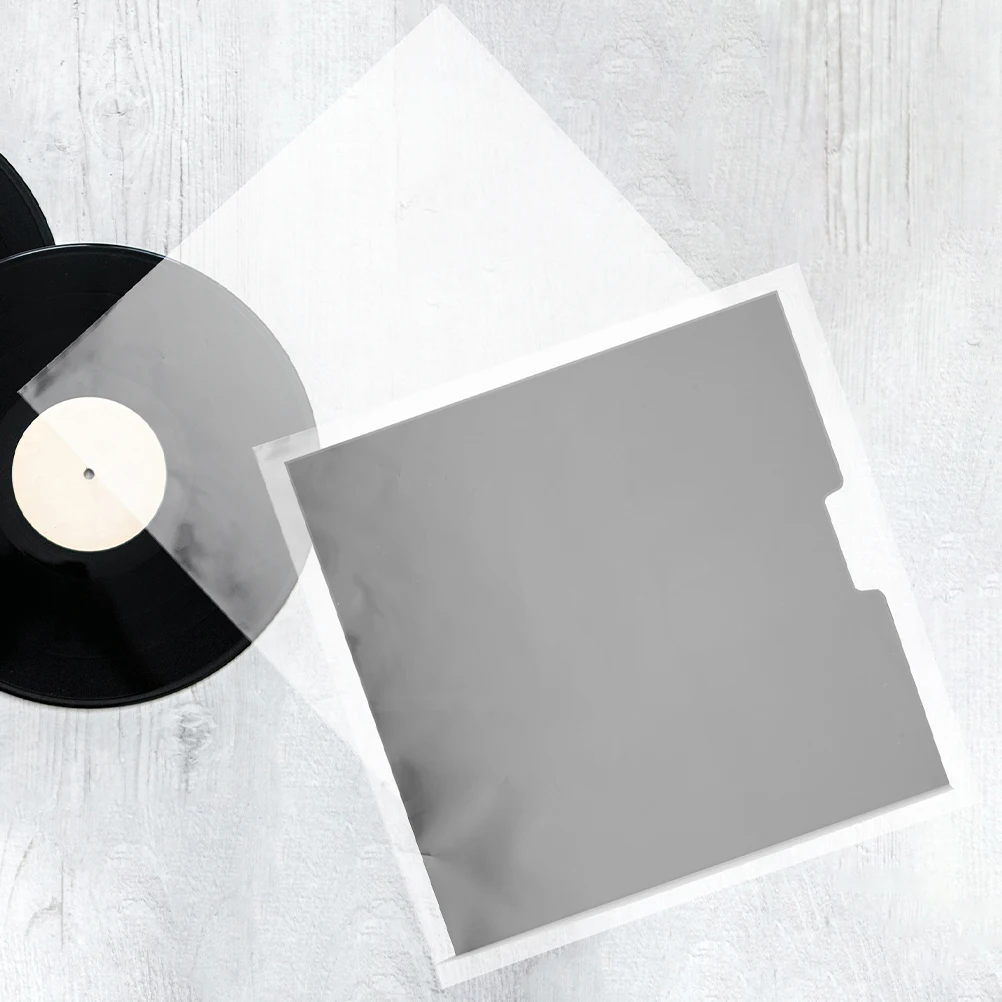 

10pcs Clear Vinyl Record Outer Sleeves Protective Bags for Standard Vinyl Storage Dust Free Safe Use Album Cover CD Rack