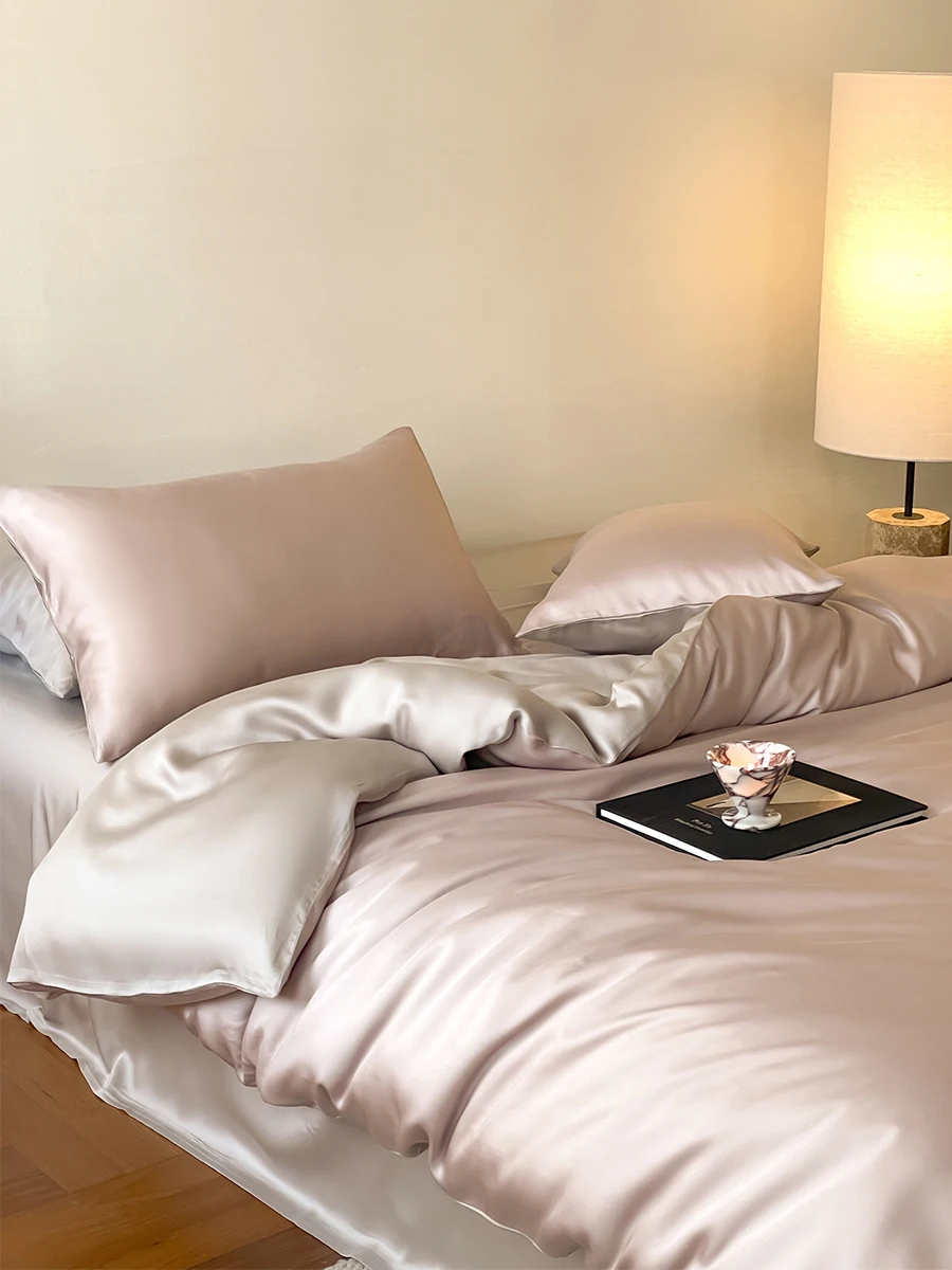 

Комплект постельного белья Nordic Sle Simple Cool Sensation из лиоцелла 60-х годов, четыре предмета, легкий, роскошный, от бренда Sensation against the Ear