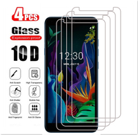 4Pcs Phone Front Film Glass for LG K9 K11 K20 Plus K40 K50 9H Smartphone Protective Glass for LG K10 Power Pro 2017 2018