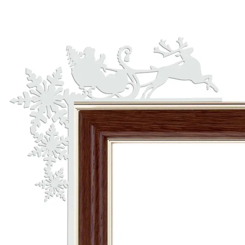 Christmas Door Corner Sign Funny Holida Top Door Frame Ornament Funny Top Door Frame Ornament Top Door Frame Corner Sign