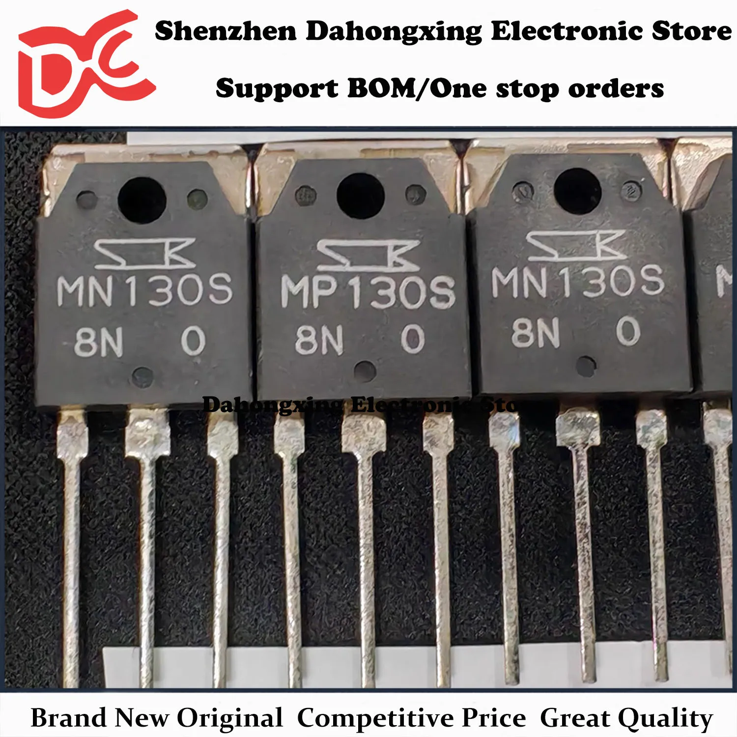 New Original 2Pairs MN130S + MP130S TO-3P Audio Amplifier Transistor Electronic Components Great Quality