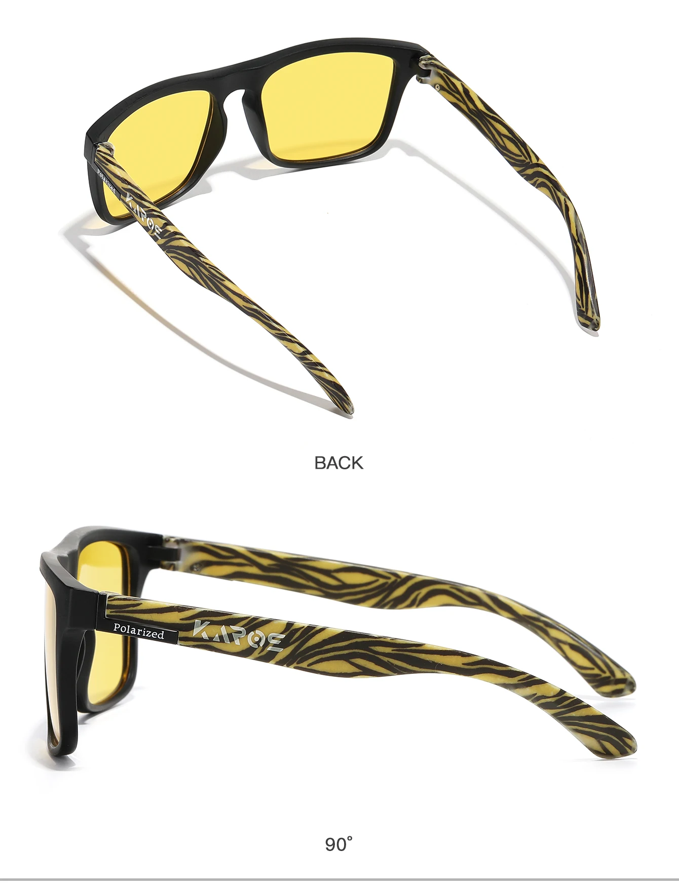KAROS Männer/Frauen Polarisierte Sonnenbrille Quadratischen Spiegel Marke Design Luxus UV400 Sonnenschirm Unisex Angeln Fahren Radfahren Wandern – Detail 16