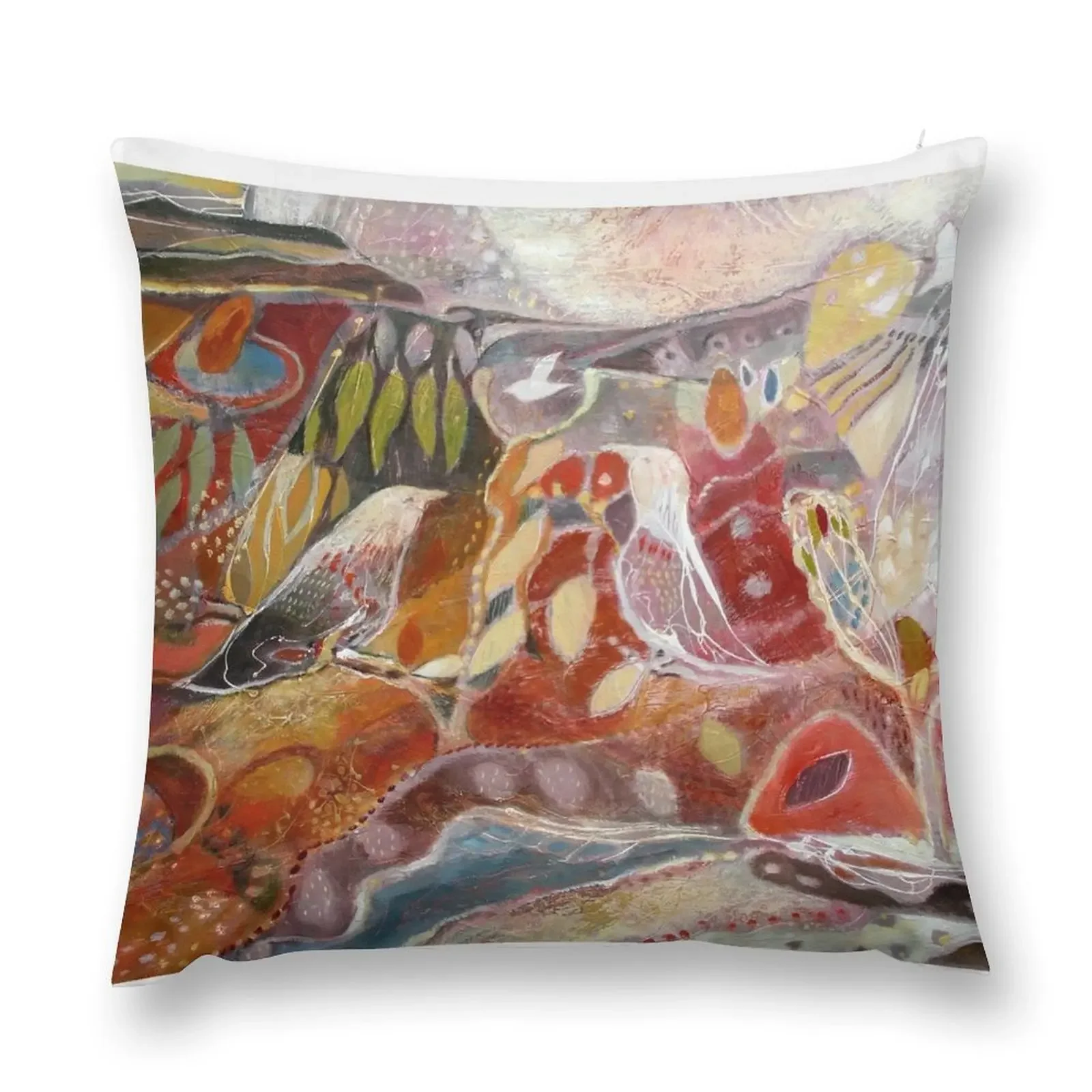 

Earth and Sky: Flow of Grace Throw Pillow autumn pillowcase Pillowcase Cushion Room decorating items pillow