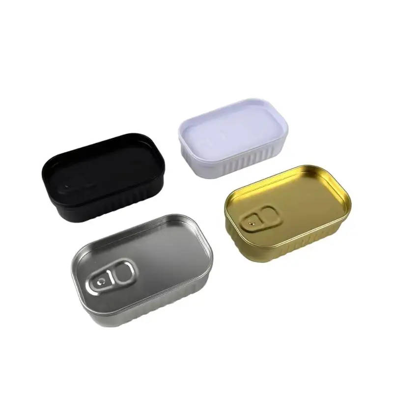 1Pcs Portable SealedLid Vintage Sardine Can Shaped Storage Box Small Items Container Home Desk Organizer Practical Gift