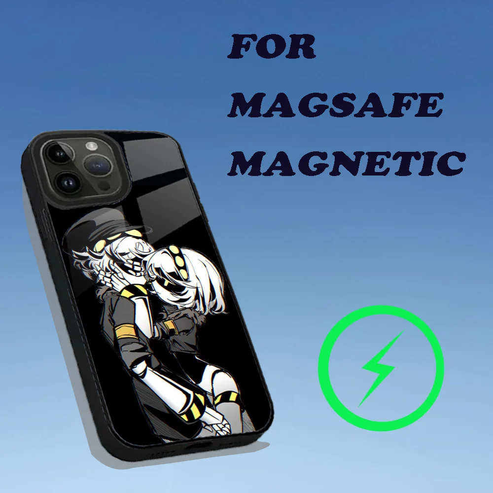 M-murder-drones Phone Case For iPhone 16,15,14,13,12,11,Plus,Pro,Max Mini Magsafe Magnetic Wireless Charging