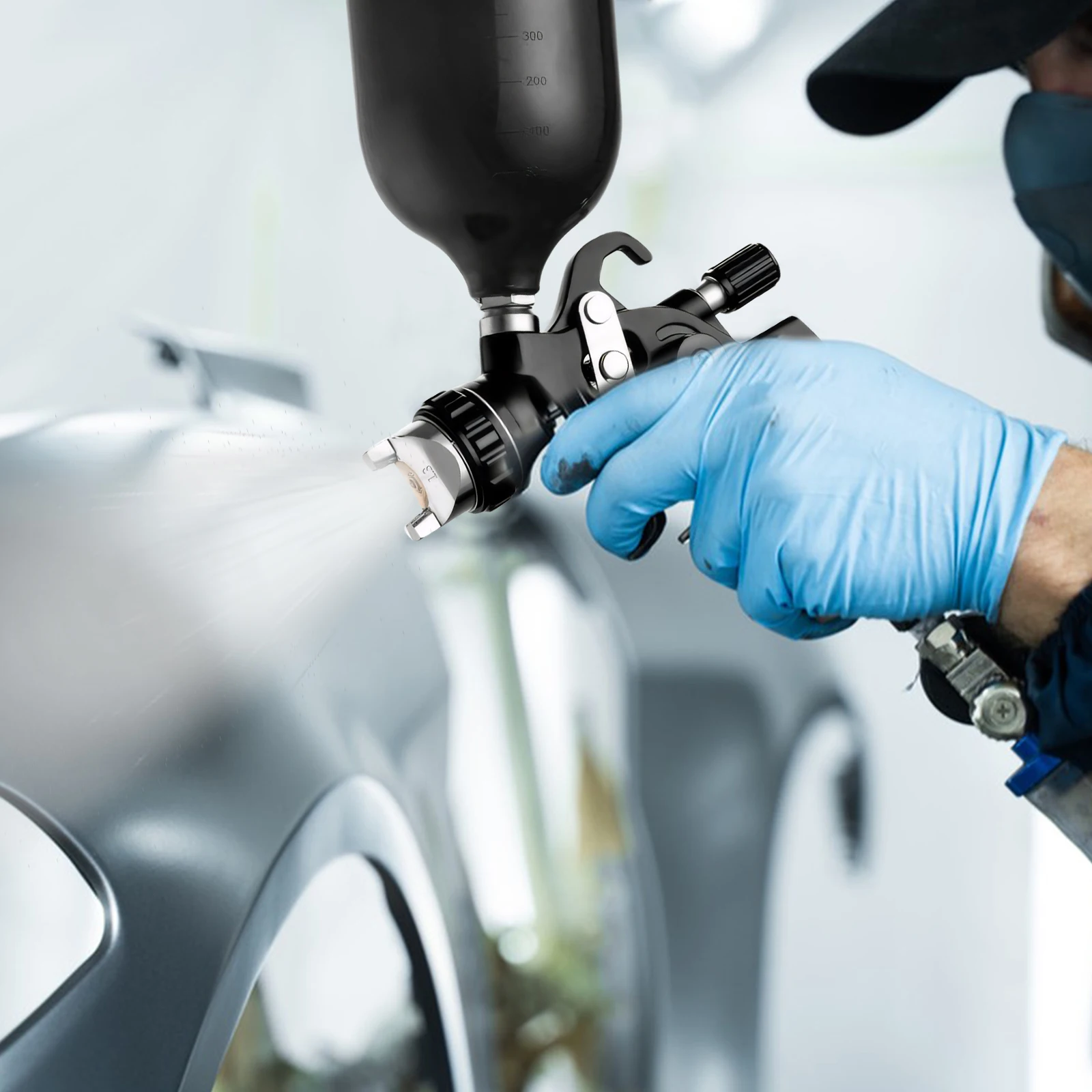 

HVLP Spray Gun Professional Air Paint Spray Gun High Atomization Pneumatic Sprayer for Car Furniture Metal Surface Painting