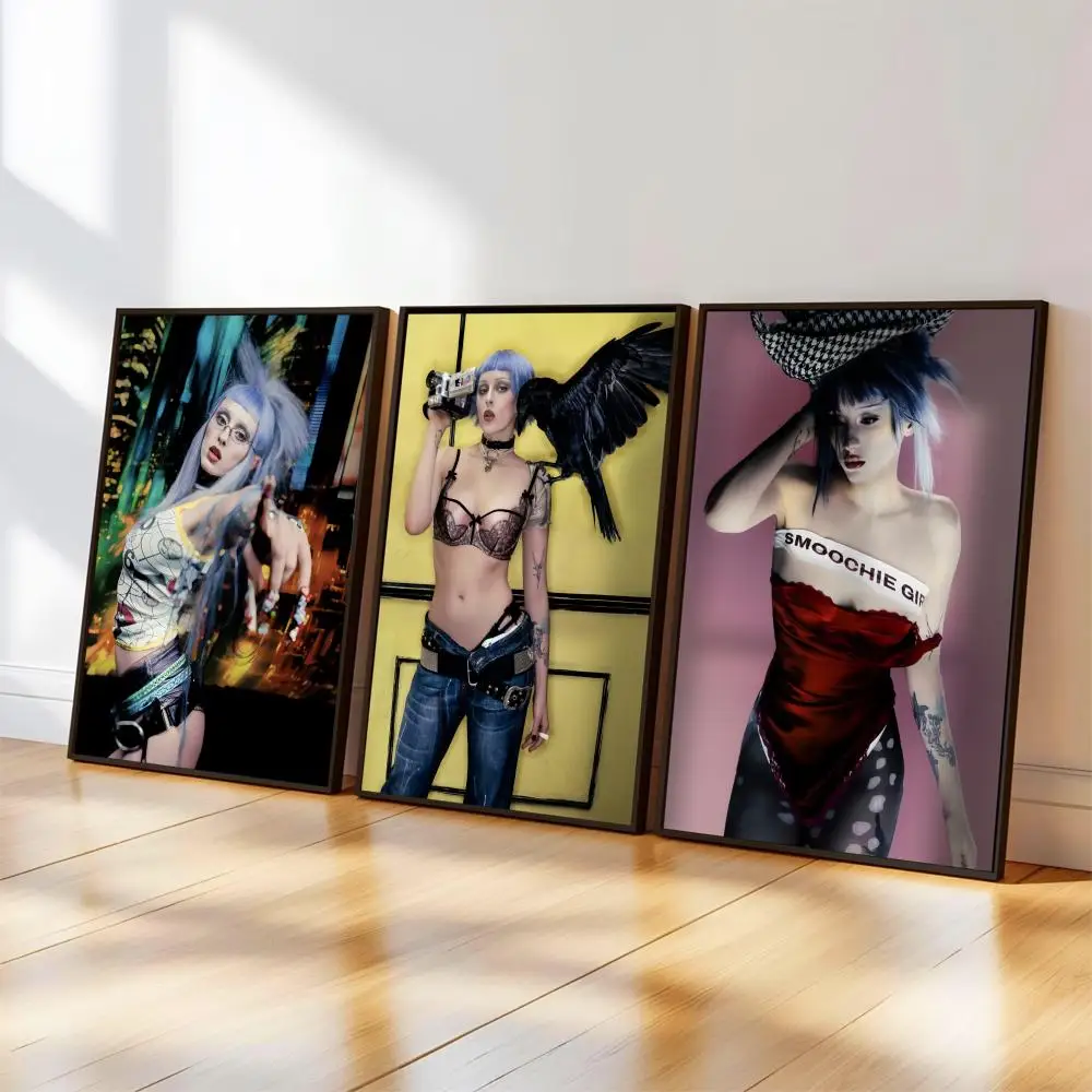 Poster, Musikalbum, A-Ashnikko Smoochies Cover für Zimmer, Leinwandgemälde, Kunstdruck, Kunst, Heimwanddekoration, Bild, Geschenk
