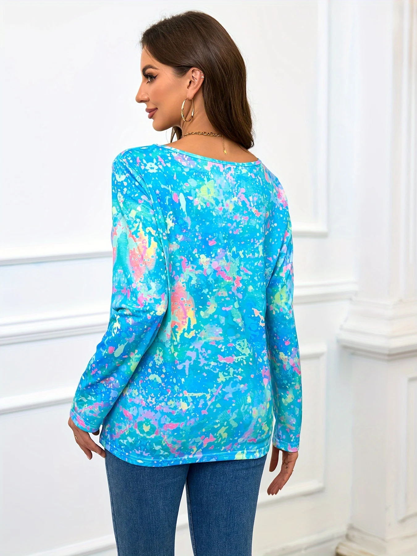 Женская футболка с цветочным п – обзор и цена Printed Floral Shirt