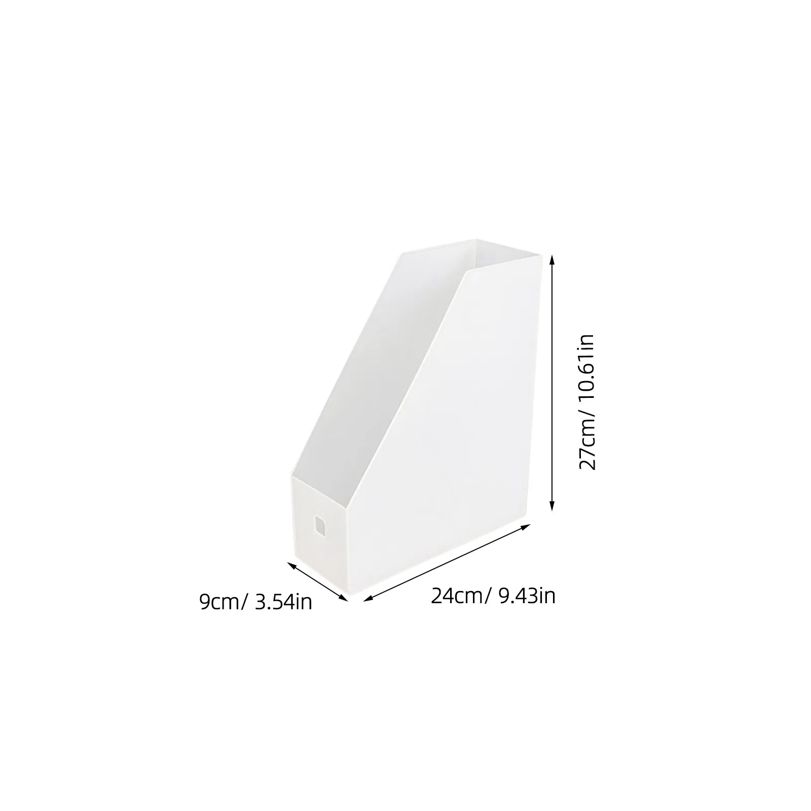 2Pcs Plastic File Holders Desktop Organizers Document Racks Storage Boxes for Office Study Desk Magazine File Holder Vertical