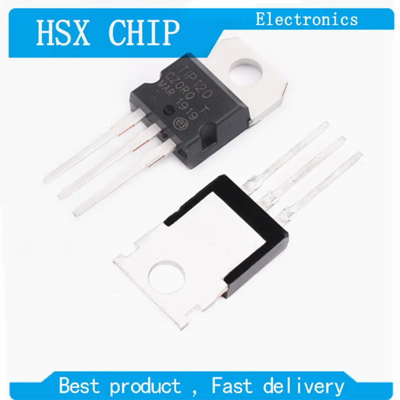 10pcs TIP102 TIP120 TIP122 TIP125 TIP127 TIP132 TIP137 TIP142 TIP147 TO-220 Transistor