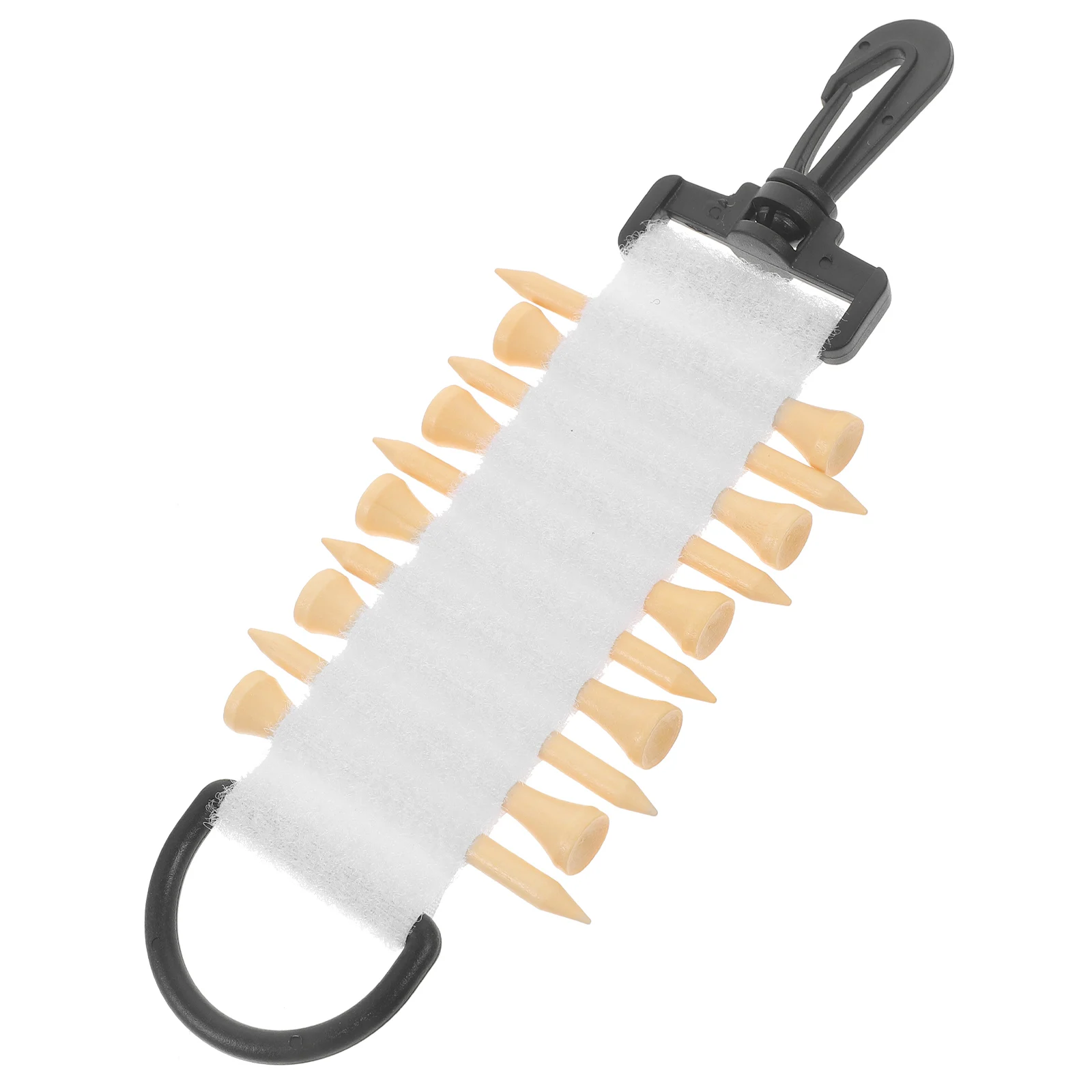 1세트 골프 티 홀더 스트랩 휴대용 경량 플라스틱 티 정리함 골프 가방용 골프 용품 액세서리