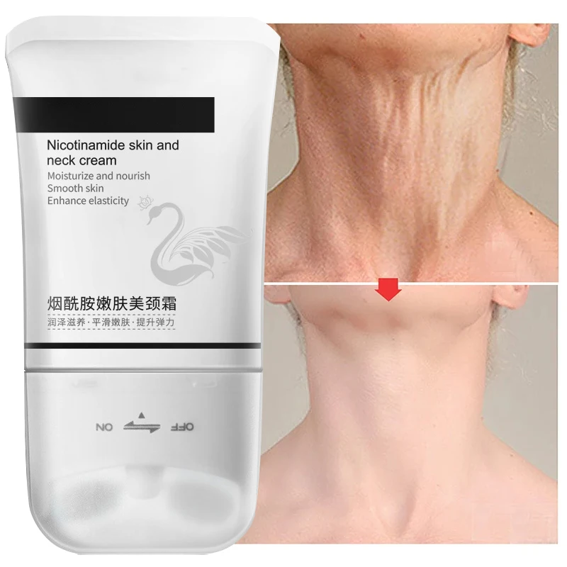 

Neck Massage Cream Moisturizing Smooth Skin Firming And Lifting Improve Neck Wrinkles Tighten Double Chin Neck Skin Care 120g