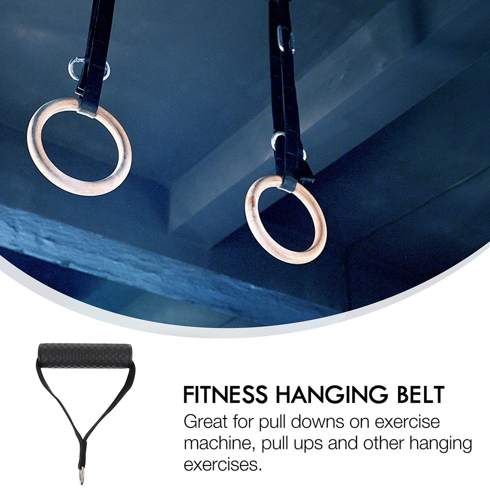 4 Pcs Puller Biceps Training Handle Lab Cable Fitness Strap Sports Stretching Rope Abs Heavy Duty Grips Gel