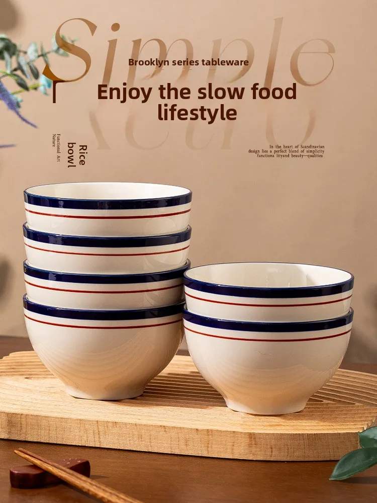 

Creative Cerc Rice Bowl Set Small Size Dining Utensils Diwaer Se Microwave Friendly Nordic Sle Pure Color Bowl
