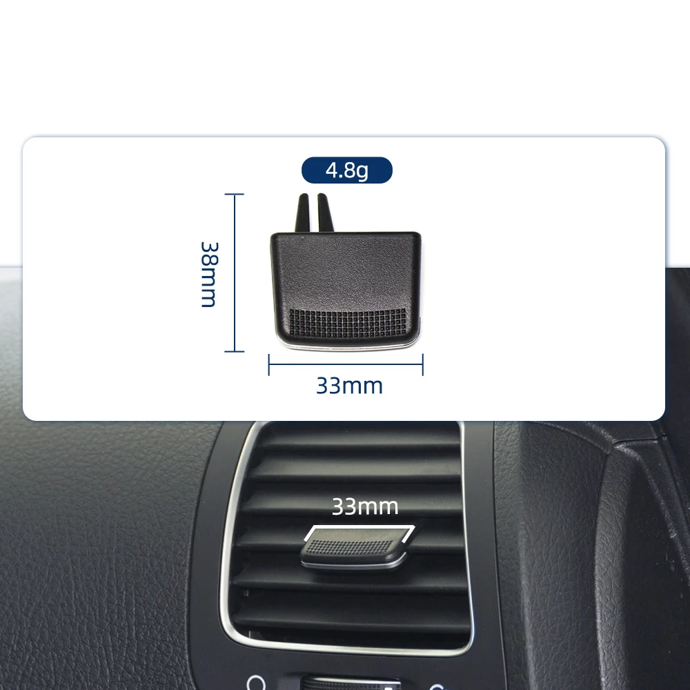 For Kia Sorento 2011-2018 Car Front Row Center Left Right A/C Air Vent Grille Tab Clip ABS+PC Air Conditioner Outlet Repair view 4