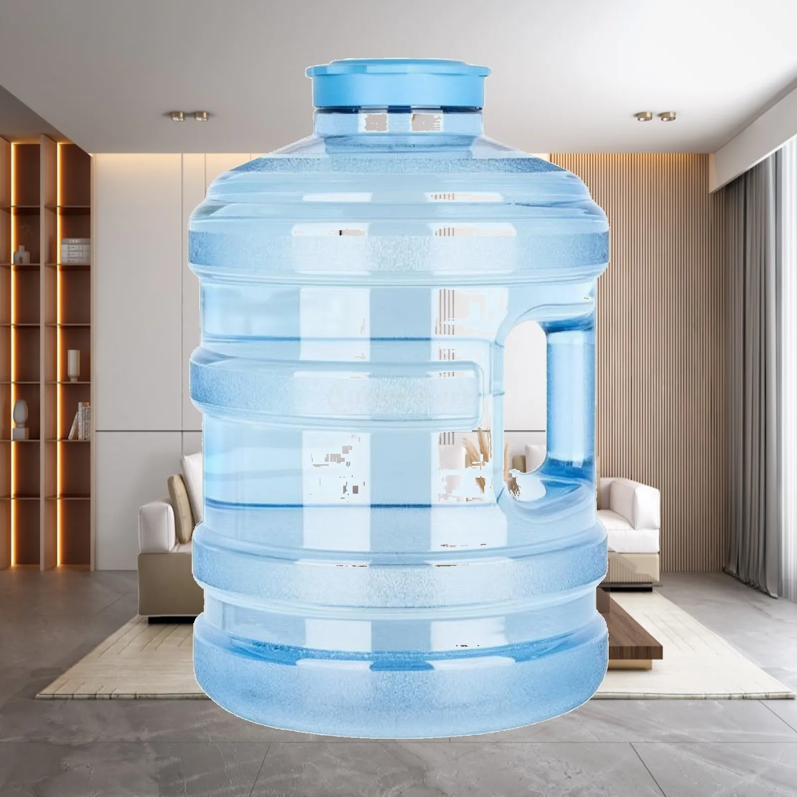 Industrial Container Water Bucket with Lid for Tea Machine Dispensing System Portable PC Polycarbonate Storage