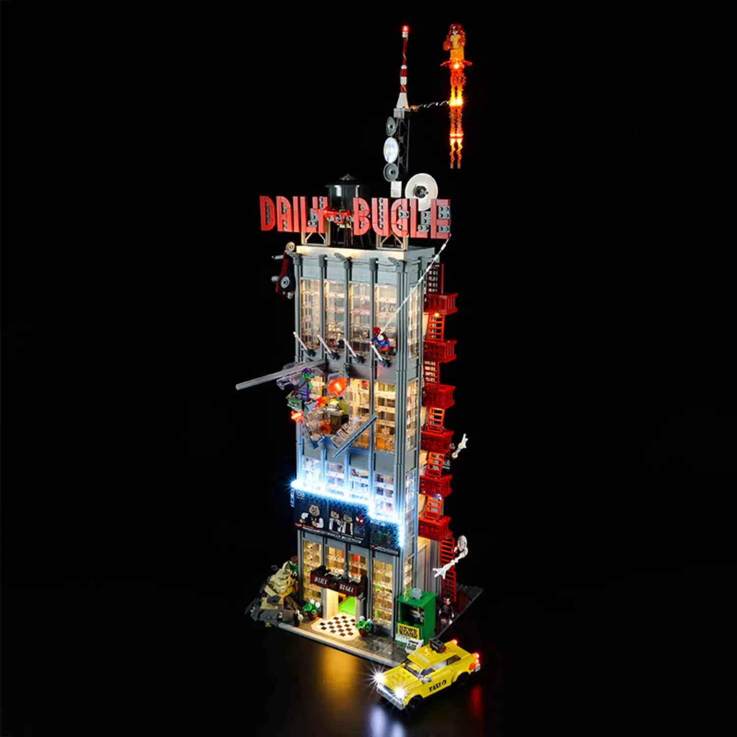 Set di illuminazione a LED senza modello adatto per LEGO Daily Bugle 76178 (escluso blocchi di costruzione)