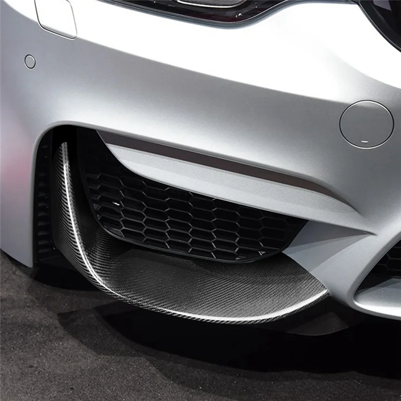 عالية الجودة المصد الأمامي الزاوية مدخل هواء الزخرفية الجبهة الجناح المئزر لسيارات BMW M3 F80 الجبهة الفاصل المفسد