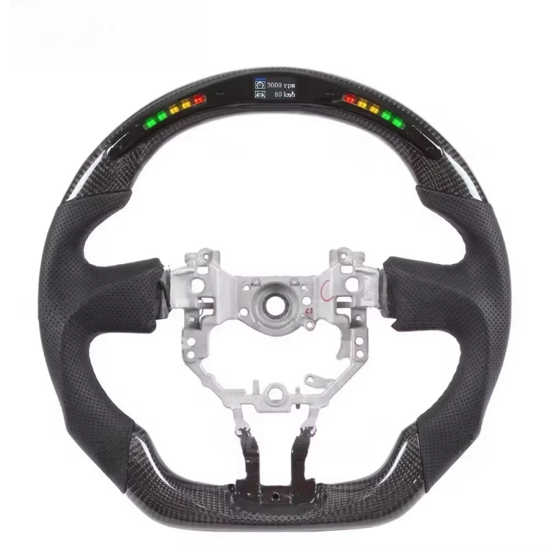 LED Carbon Fiber Steering Wheel For Toyota 86 /Subaru BRZ 2012-2016  Car Steering Wheel Modification Car Accessories