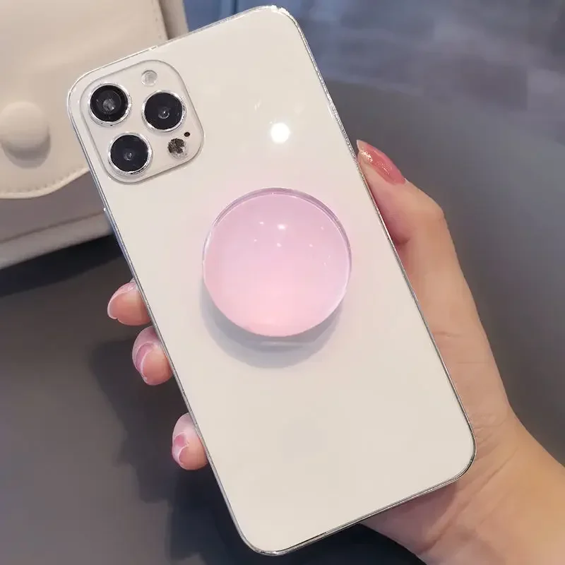 حامل إصبع كريستالي شعبي، حامل عالمي لمقبس الهاتف، حامل مرن قابل للطي، حامل هاتف ممتد #4