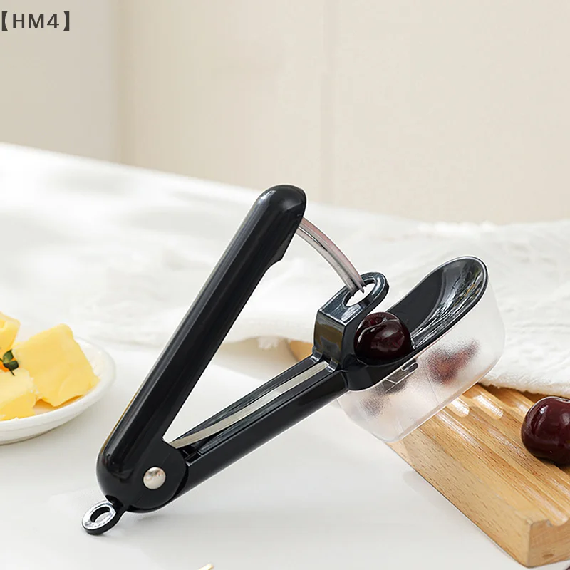 〔HM4〕Alat Pengupas Biji Ceri, Alat Pengupas Biji Ceri dengan Desain Dorong Genggam, Alat Pengupas Biji Ceri Berat, Menghemat Waktu dan Ruang