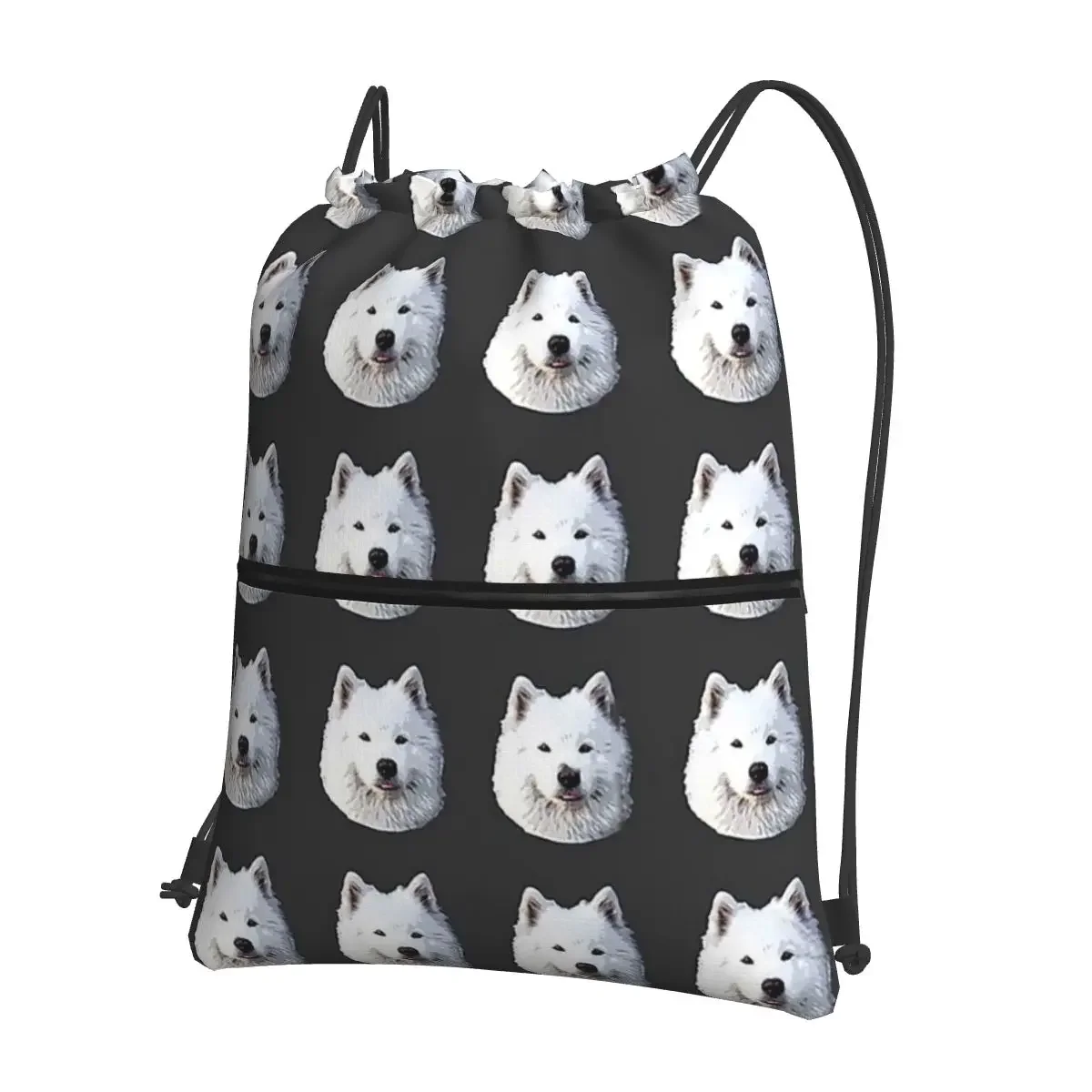 

Samoyed - Stunning Dog! Portable Backpacks Drawstring Bag Casual Drawstring Bundle Pocket Sundries Bags For School Students