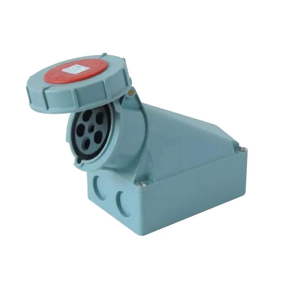 IEC60309 W Mounted Socket 5 Pin 125A 240V-415V 6H IP67 Power Twist CEE Industrial Connector