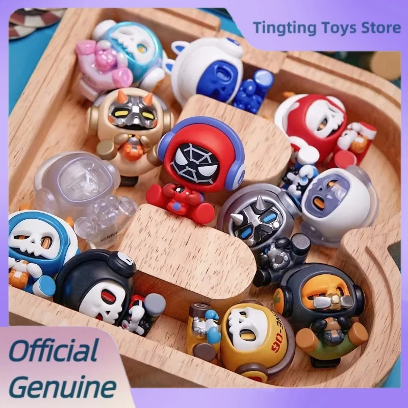 

Genuine Baby Mr.Bone Anime Figure Blind Box Mini Fashion Play Figurine Doll Collect Decoration Pvc Model Toy Gifts For Boys