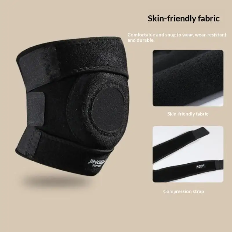 Adjustable Knee Support Knee Brace With Adjustable Buckle Pain Relief Patella Protector Support Brace Knee Pain Injury Recovery