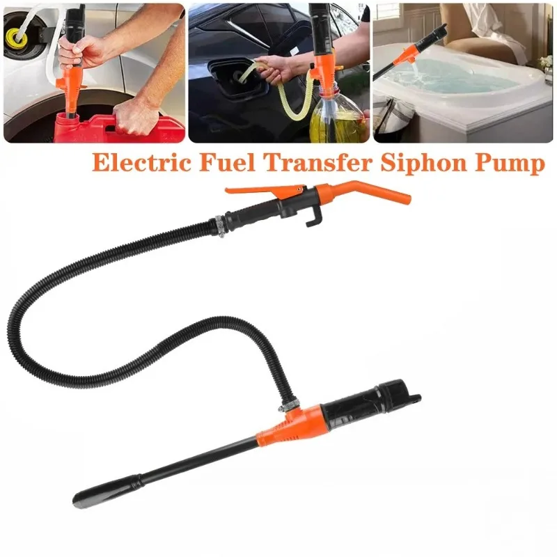 Electric Automatic Portable Water And Oil Absorption Fuel Tank Tools For SUV Truck RV Boat Car Gas Oil Pump Vacuum Pumps Nice