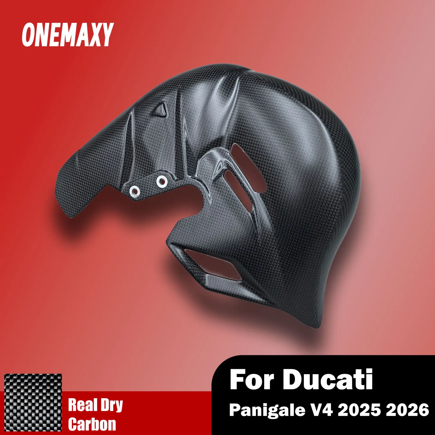 For DUCATI Panigale V4 Streetfighter V4 2025 Carbon Fiber Exhaust Heat Shield Cover Heat Guard Protector Hood