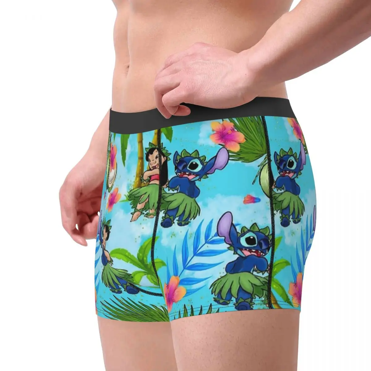 Ponto dos homens amigos Boxer Shorts, Roupa interior respirável, Cuecas engraçadas