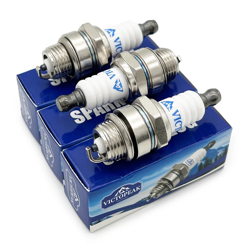 ملحقات أجزاء أداة الحديقة منشار كهربائي Victopeak وقاطع الفرشاة L7T شمعات الإشعال 3 قطع #4