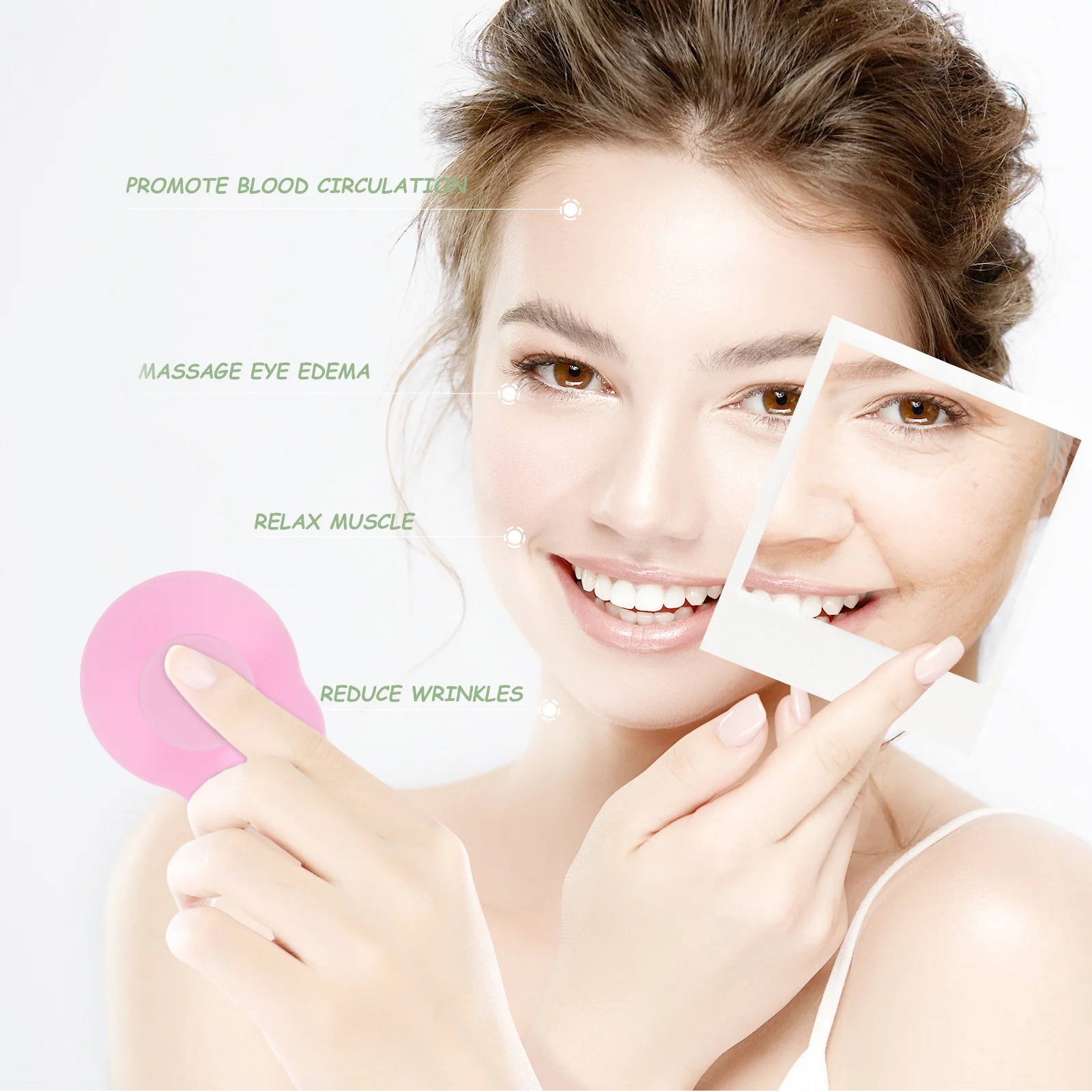 

Silicone Facial Brush for Deep Cleaning and Exfoliating Gentle Massage Scrubber for Sensitive Skin Cleansing Exfoliator Face