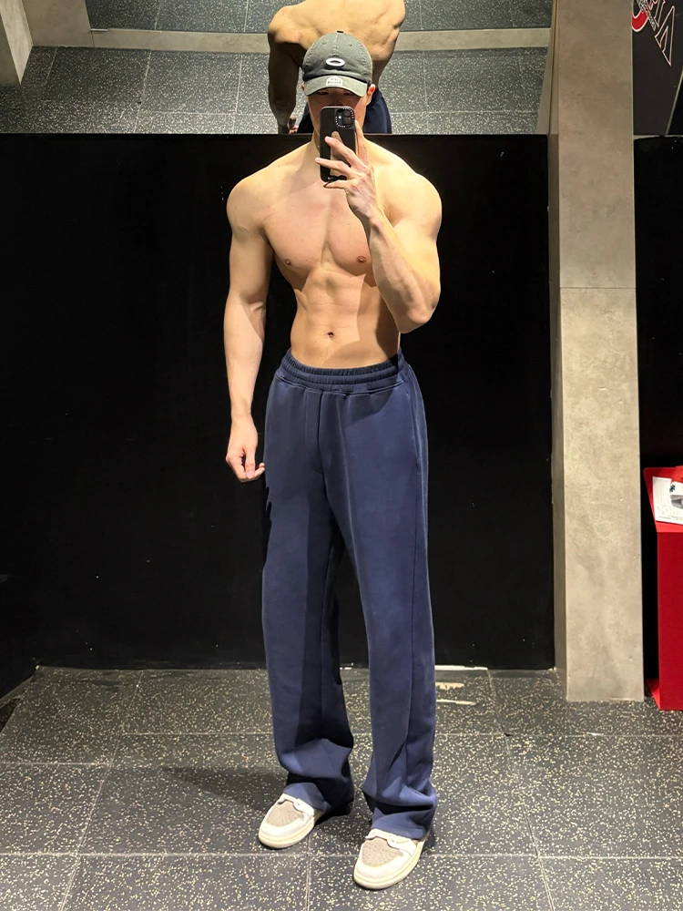 

Мужские зимние утепленные брюки American Fit Blue: прямые, слегка расклешенные, для спортзала, с эффектом драпировки, Cleanfit