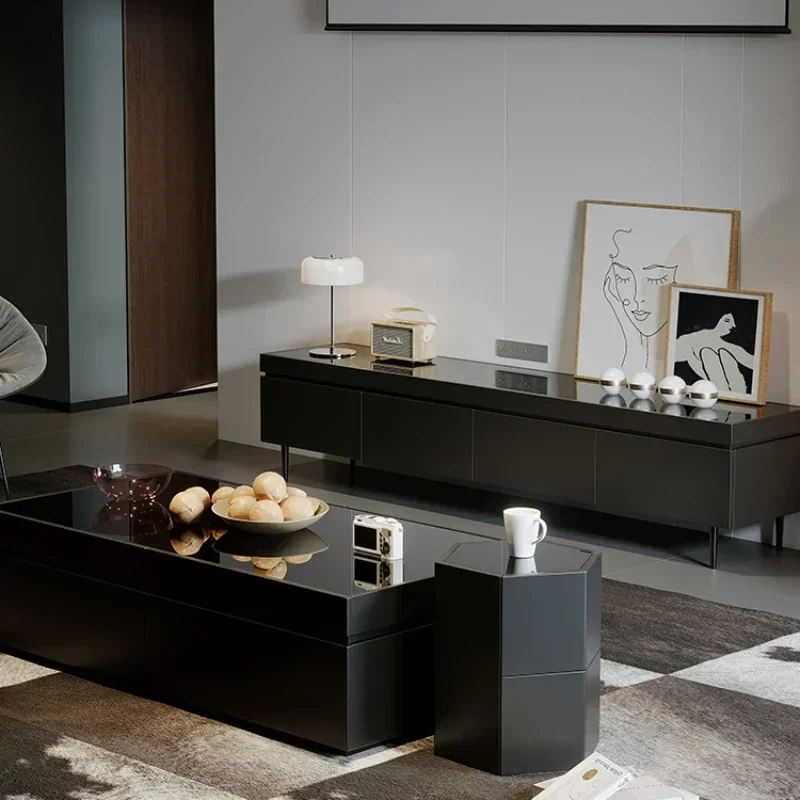 

Table Storage Modern Simple and Light Luxury Living Room Small Apartment High Leg
