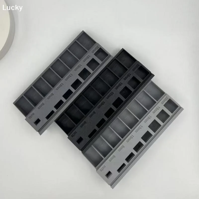 M3 Bolt Screw Length Sorter Tray 3D Printed Portable Practical Small Hardware Organizer Kit For ToolboxLivable Decoration