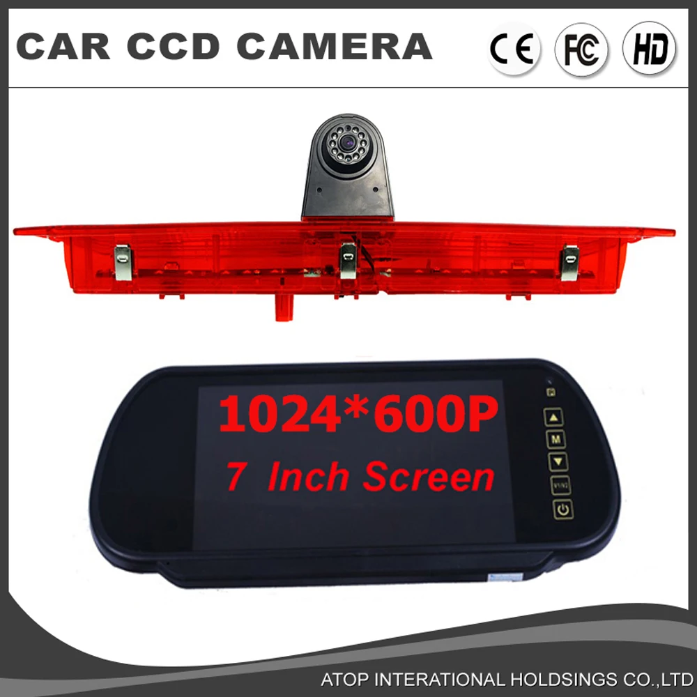 

Car Reverse LED Brake Light Camera HD Rear View Camera for For FORD TRANSIT CCD Backup Parking Camera Airpin Plug High Quality