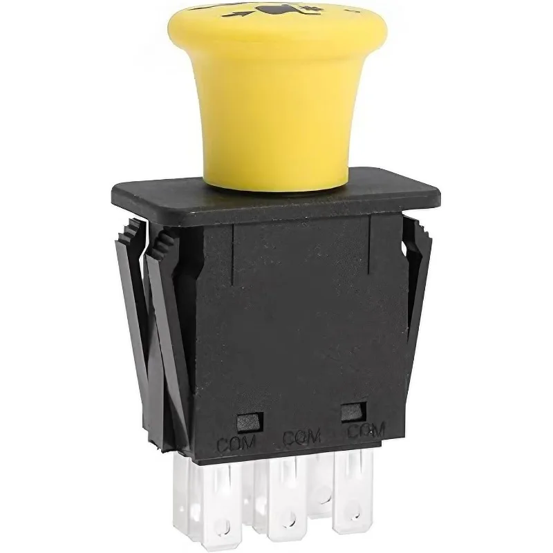 Clutch PTO Switch 8 Terminals 10A 14V 10 AMP Lawn Mower Switch Accessories Yard Garden Outdoor Tool Lawn Mower Parts Garden Tool