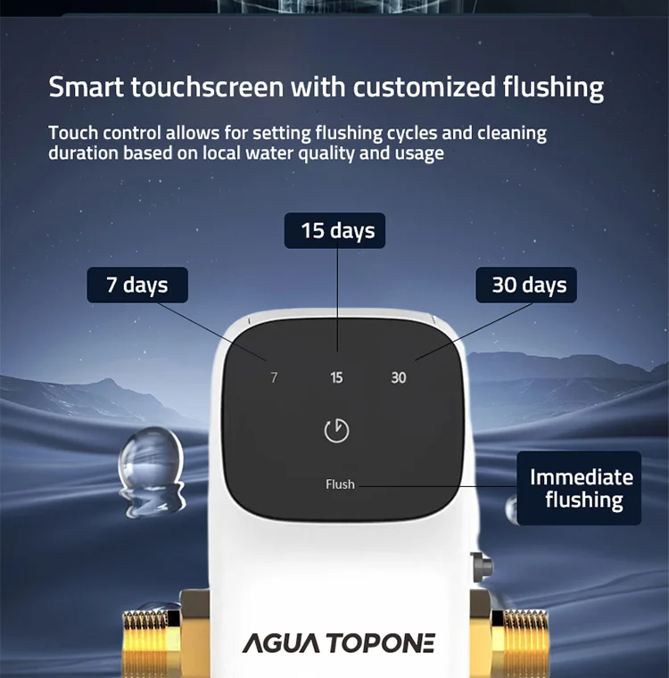 

2025 Pre-Filter Water Purifier With Timed Self-Cleaning Whole-House 40 Nanometer Large Particle Sediment Filtration Pre-Filter