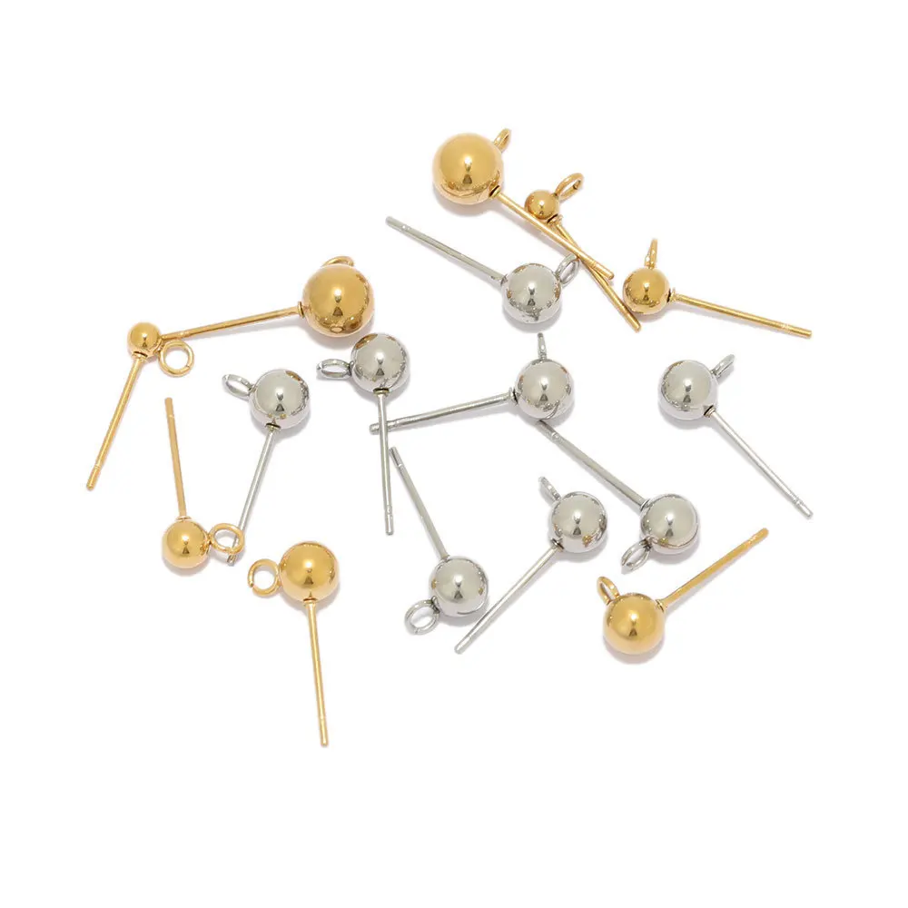 Edelstahlring, Runde Perlenstichnadel, Hängeperlenstichnadel, Schweißbogenkreis, Parallele DIY-Schmuckzubehörteile – Detail 1