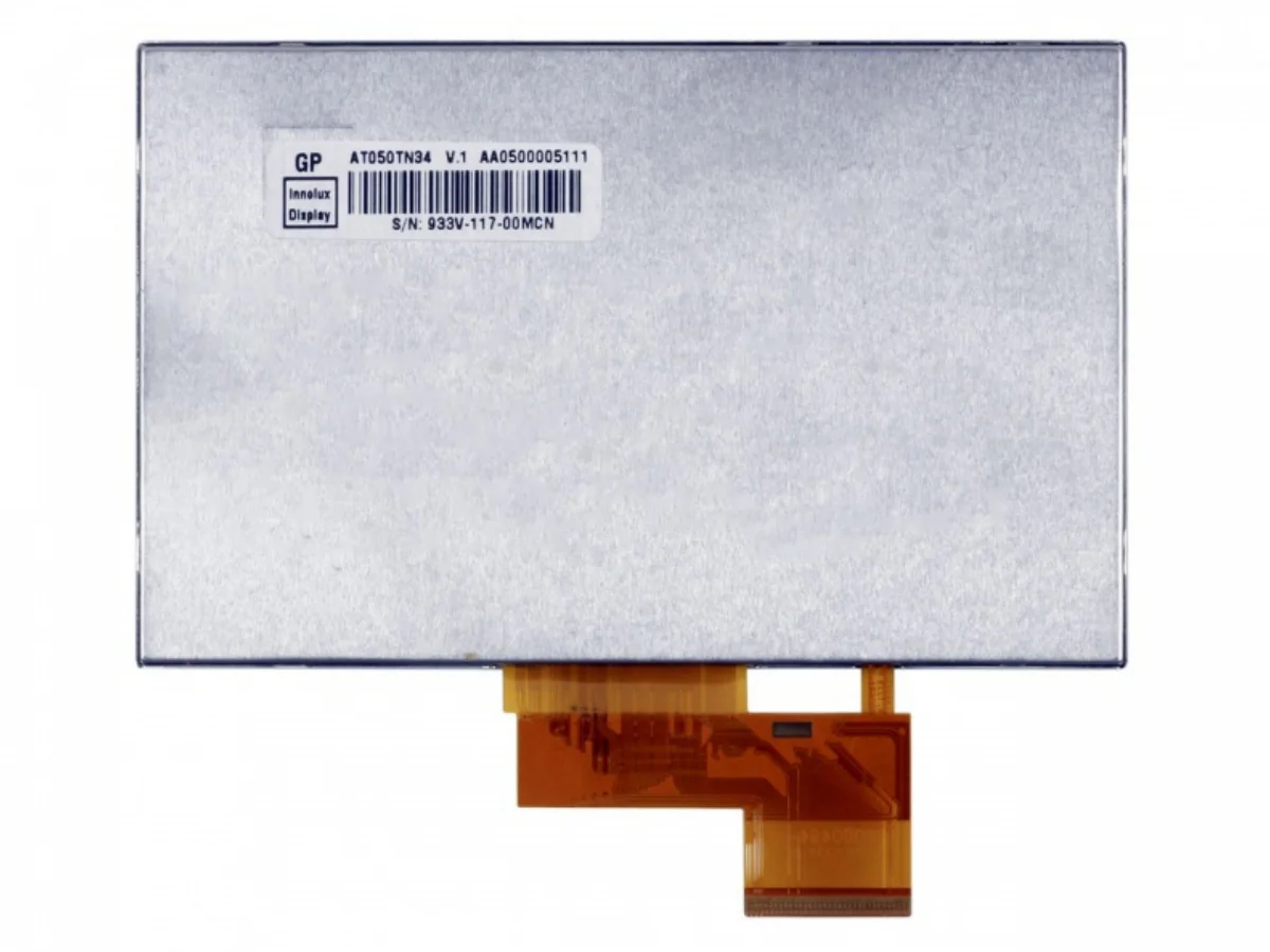AT050TN34 V.1 Tela LCD de 5" polegadas 480 × 272