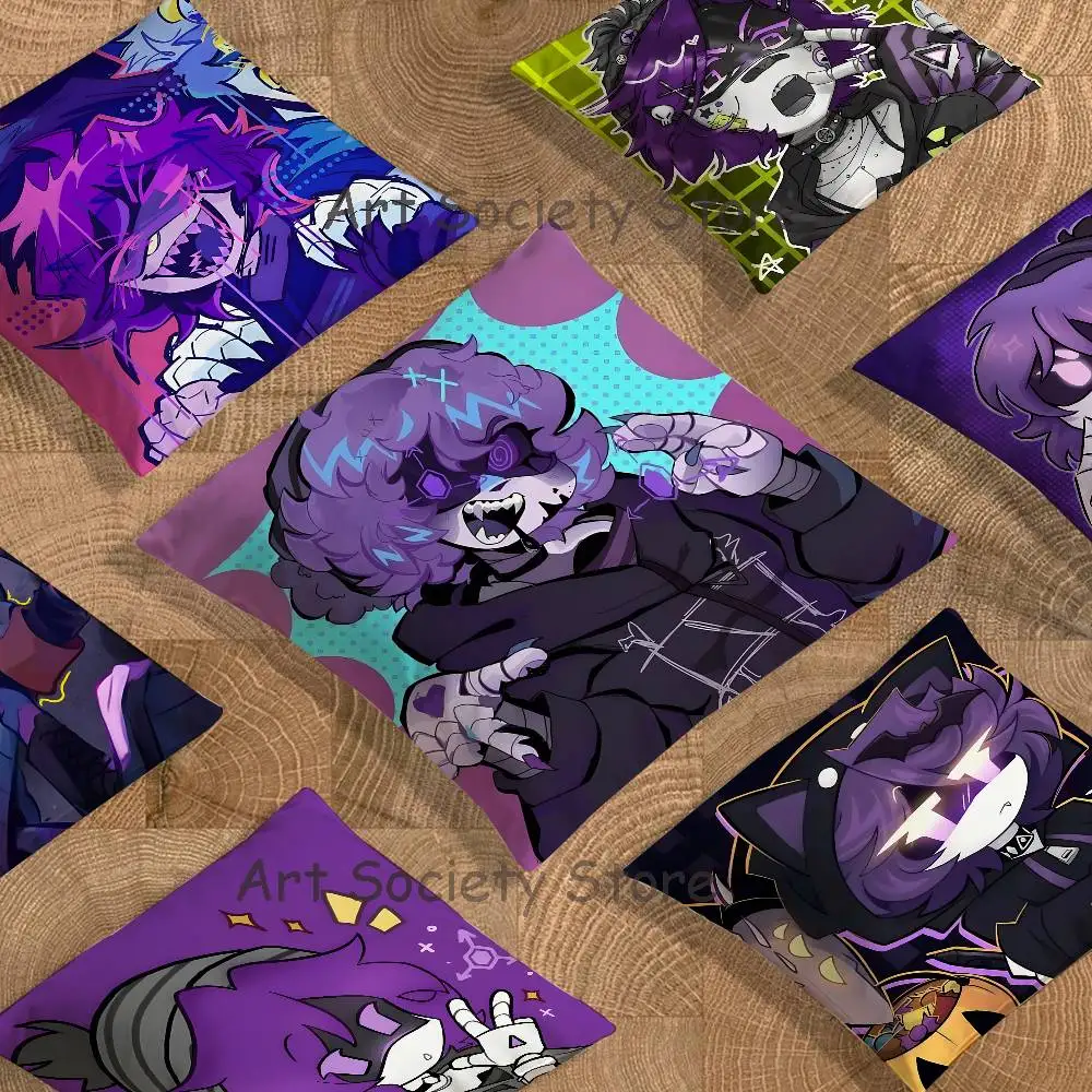 Gothic M-Murder D-Drones U-UZI Pillow Case Cartoon Anime Peripherals Bedroom Sofa Decorative Cushion Cover Soft Cushion Cover