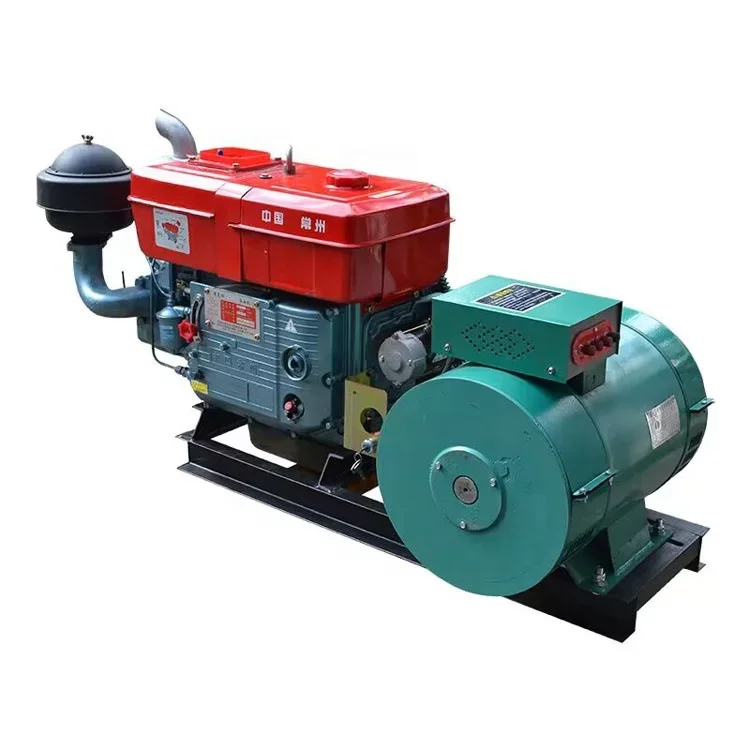 YUNYI industrial Open type small power diesel AC generator single cylinder 10kva 15kva 20kw 24kw 25kva 30kva  50kva diesel gener