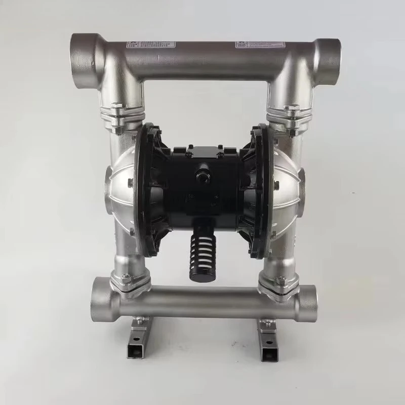 

MHL Test Certified Stainless Steel Low-Pressure Diaphragm Pump Pneumatic Food Beverage Industry Sludge Transfer Waterproof
