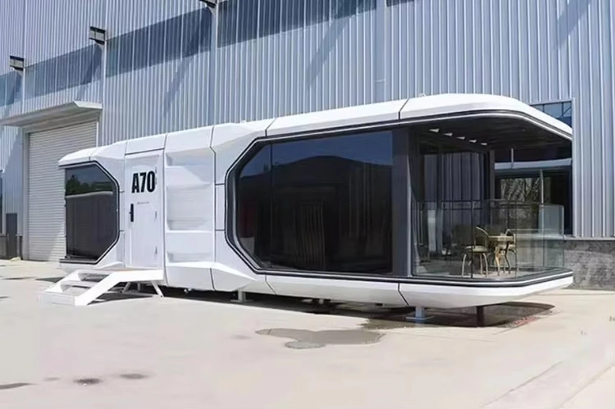 Villa mobile per casa mobile con cabina per hotel residenziale integrata prefabbricata portatile moderna per esterni