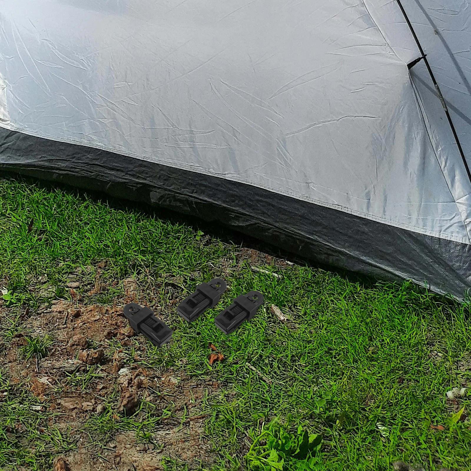 

12pcs Outdoor Tent Clips Heavy Duty Hard Plastic Waterproof Durable Secure Grip Tarp Pool Car Cover Clamps Easy Install Mini