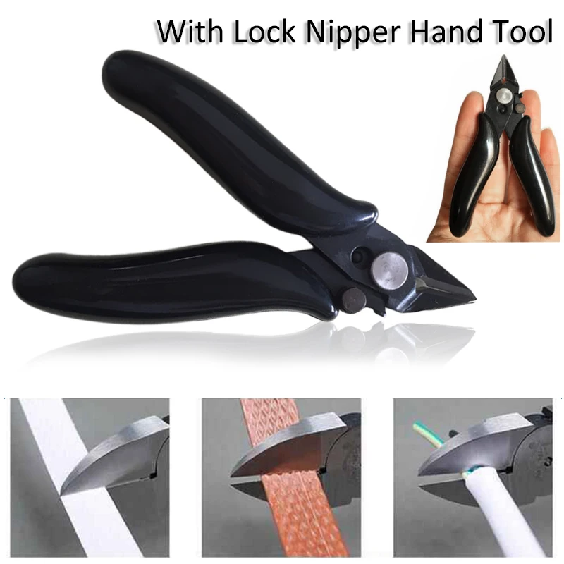 3.5 Inch Kìm Nhỏ Mềm Mại Cắt Điện Tử Kìm Mini Cắt Dây Dây Cách Nhiệt Cao Su Tay Cầm Mô Hình Dụng Cụ Cầm Tay